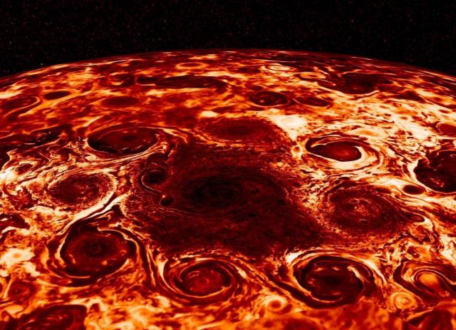 NASA zabeležila Jupiterovu "Zonu sumraka" / VIDEO