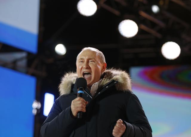 Putin na koncertu u centru Moskve: Hvala vam FOTO