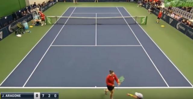 Mislili smo da smo u tenisu sve videli… (VIDEO)