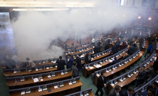 Pristina: Montenegro deal passed amid tear gas incidents