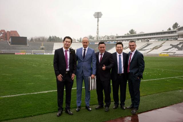 Kineska delegacija posetila FK Partizan