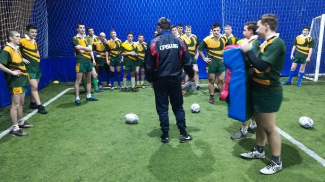 Australijanci treniraju mlade srpske ragbiste
