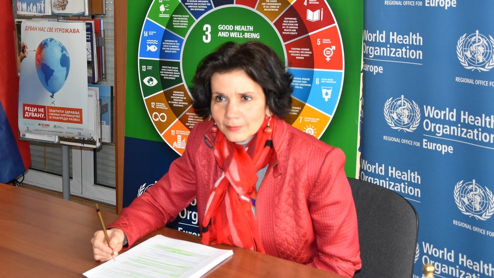 Doktorka Žofija Pustai, predstavnica Svetske zdravstvene organizacije u Srbiji/BBC