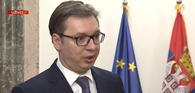 Vucic feels "highest degree of support" from Putin