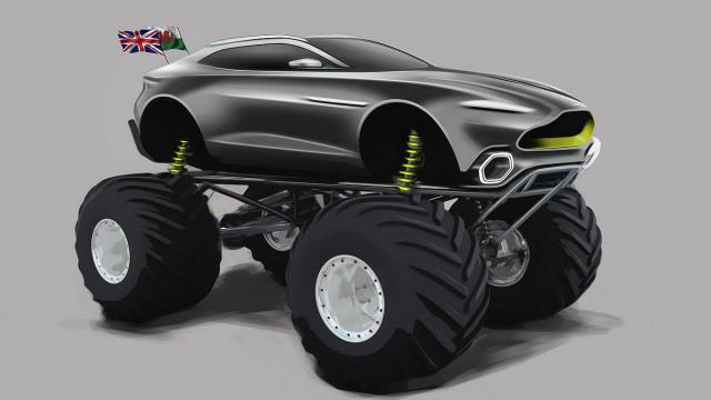 Prvoaprilski Aston Martin "monster truck" i šareni BMW