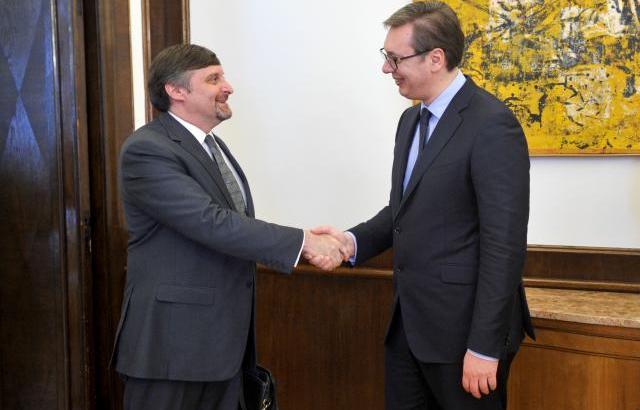 Serbian president and US official "agree to disagree"