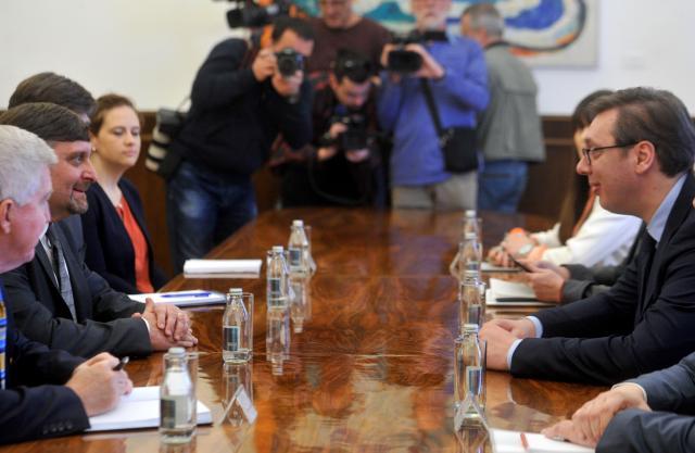 Vucic meets US official, starts "10 days of talks on Kosovo"
