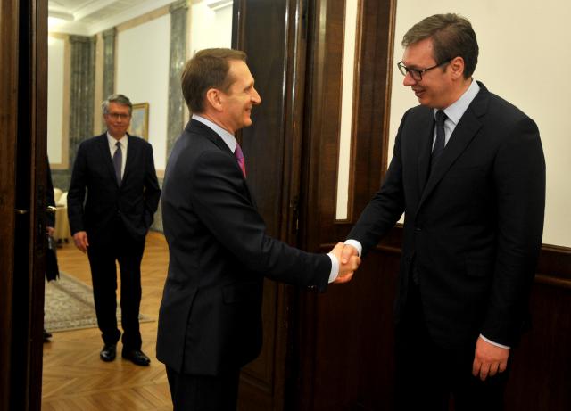 Vučić razgovarao sa šefom ruske spoljne obaveštajne službe