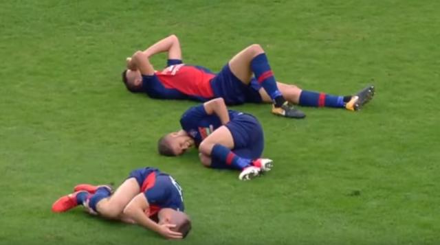 Scena koja se retko viđa: Trojica igrača povređena u istom trenu