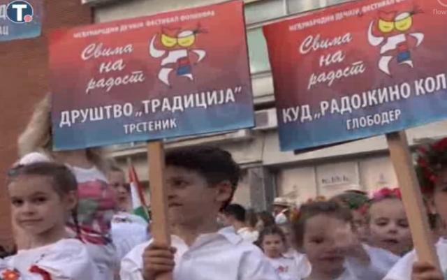 Preko 600 dece na festivalu "Svima na radost" u Trsteniku
