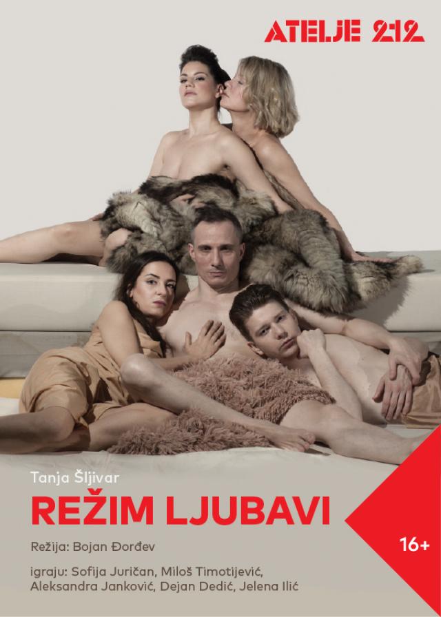 Nova predstava Tanje Šljivar: "Režim ljubavi" 28. aprila u Ateljeu 212