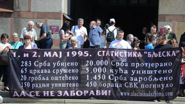 Serb victims of Croatian attack remembered in Belgrade