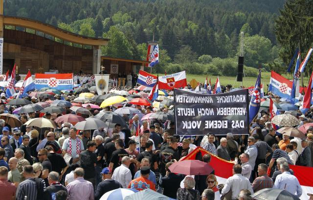 A previous gathering in Bleiburg (EPA, file)