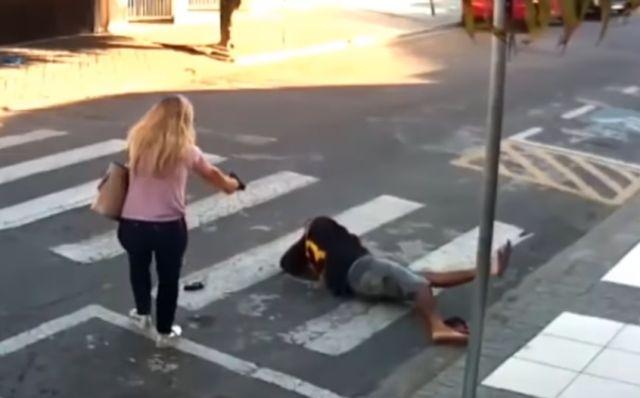 Dramatičan snimak iz Sao Paula: Krenuo da opljačka policajku i...