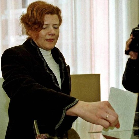Nataša Mićić bila je prva žena na visokoj funkciji posle uspostavljanja višestranačja/Getty Images