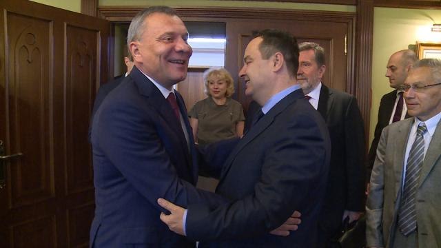 Dacic with Borisov (Tanjug)