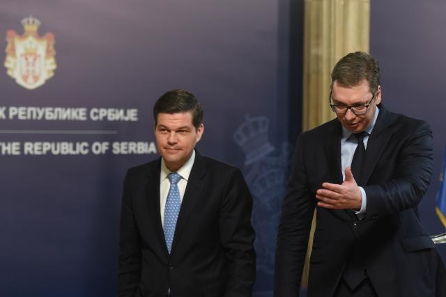 Vucic in phone conversation with US State Dept. official