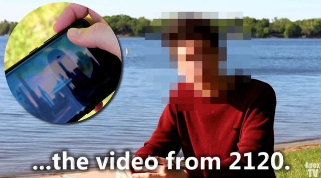 Tvrdi da je stigao iz budućnosti i da je ovaj snimak nastao 2120.