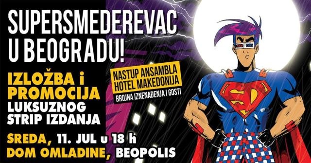Promocija specijalnog strip izdanja i izložba stripa "Supersmederevac"