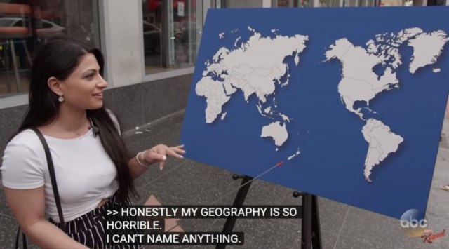 "Evropa je Australija,ne Azija? Aljaska je Grenland, ili Island?"