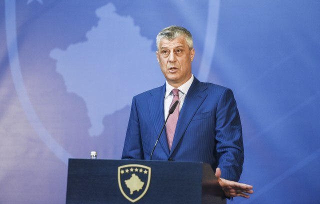 There will be no partition, says Thaci