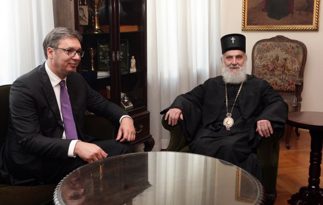Vučić: Neću da govorim loše o Crkvi, verujem Irineju