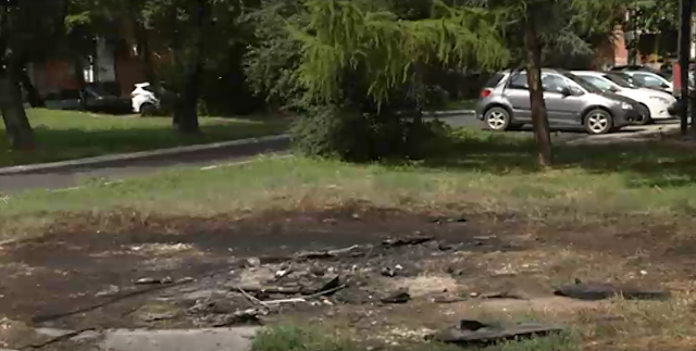 Eksplozija automobila u Zemunu, povređena devojka FOTO
