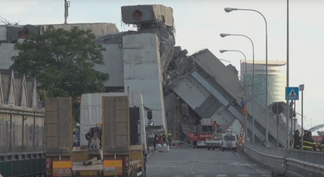 Most u Đenovi se urušio, italijanski golman čudom preživeo