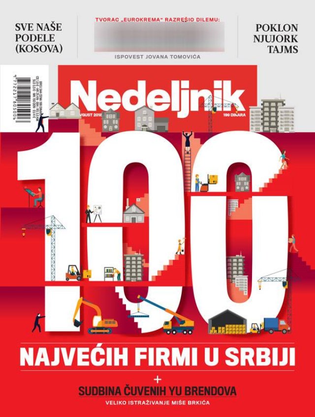 Nedeljnik: Kojih je 100 najveæih firmi u Srbiji