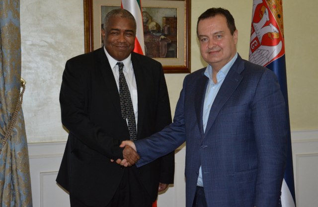 Suriname's finance minister visiting Serbia