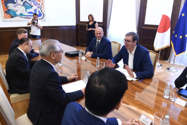 Vucic and JT chairman on extending cooperation to new areas