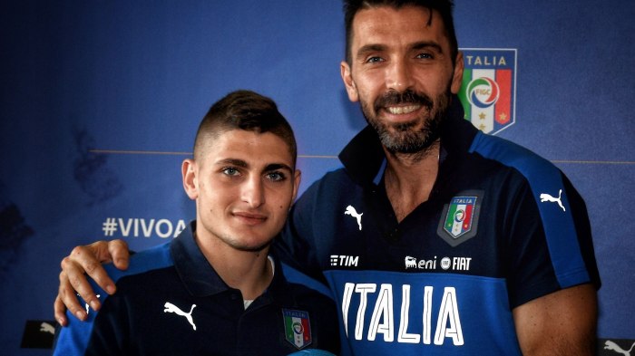 Buffon: Marco Verratti è l’unico vero talento del calcio italiano