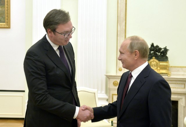 Vucic says Putin is "definitely coming to Serbia"