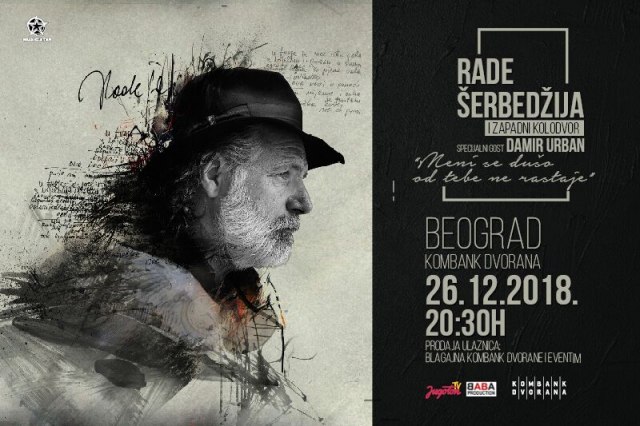 Rade Šerbedžija i "Zapadni kolodvor" 26. decembra u Beogradu