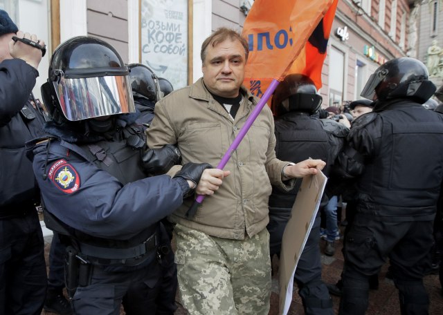 Protesti u Rusiji, uhapšeno oko 50 osoba