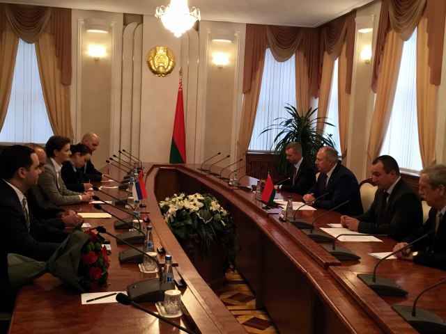 PM pledges Serbia will "always be loyal friend to Belarus"