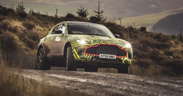 Aston Martin poèeo da testira DBX u terenskoj vožnji FOTO/VIDEO