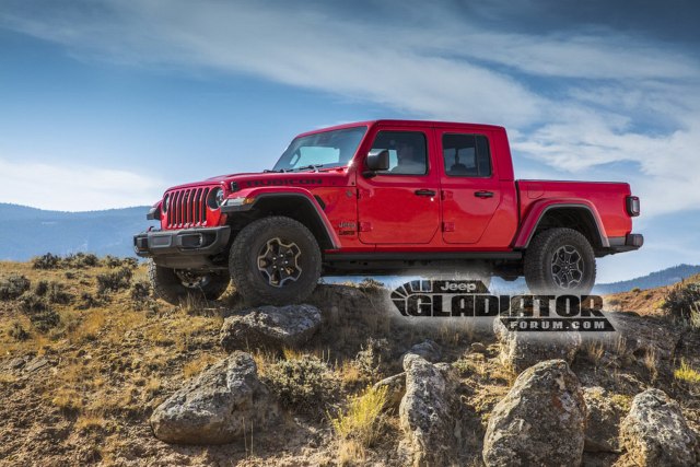 Prve fotografije: Jeep Gladiator pikap
