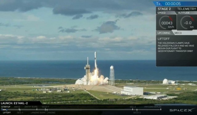 SpaceX  lansirao katarski komunikcioni satelit u Zemljinu orbitu