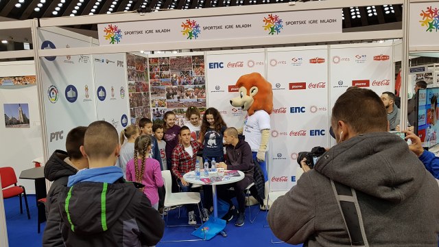 Jovičić i Jevtović posetili Sportske igre mladih na Sajamu sporta