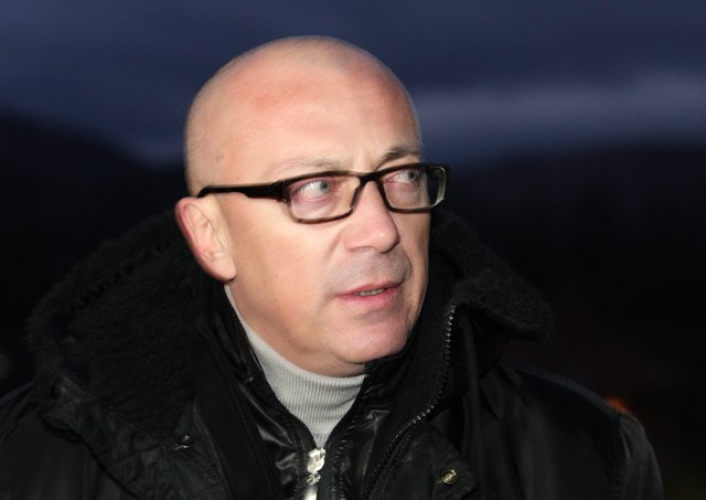 Goran Rakic is seen in K. Mitrovica on Nov. 28 (Tanjug)