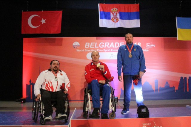 Ristiću individualno, Srbiji timsko zlato na EP u parastreljaštvu