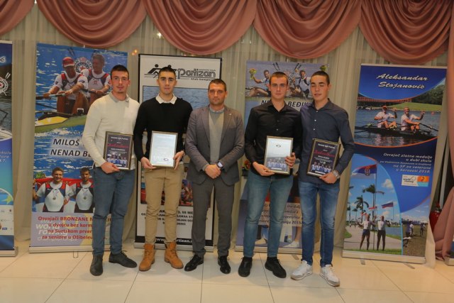 Veslaèki klub Partizan dodelio nagrade najboljima u 2018. godini