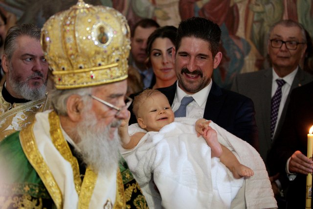 Princ Stefan Karađorđević kršten danas u Beogradu FOTO