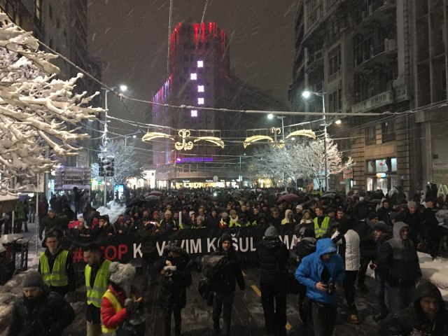 Another protest march in Belgrade