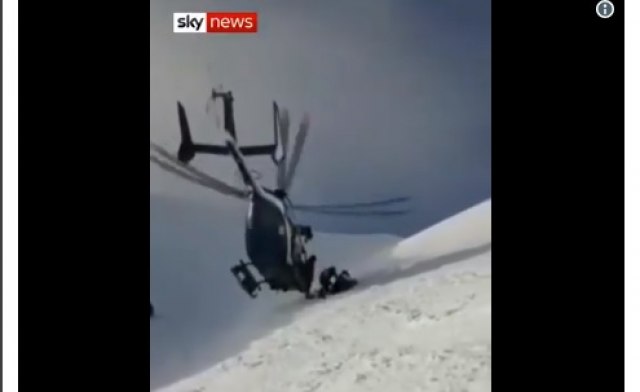 Neverovatan snimak spasavanja skijaša VIDEO