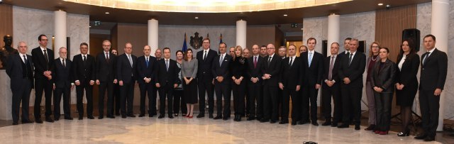 President, ministers meet with EU ambassadors