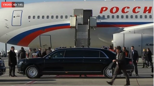 U čemu se vozio Putin u Beogradu FOTO