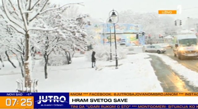 Beograd zavejan, čišćenje snega Sizifov posao VIDEO