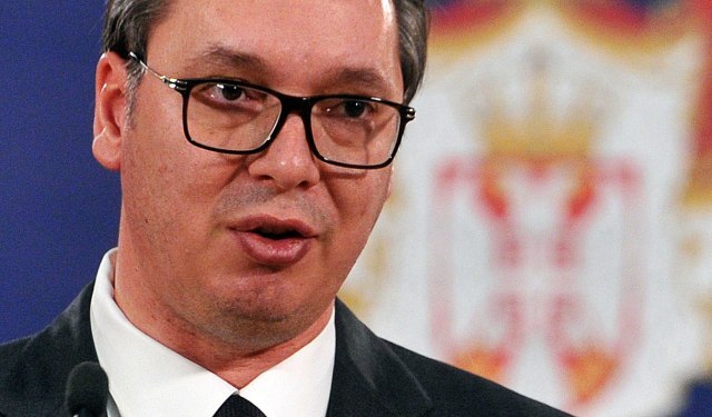 "I won't play, like they did in Macedonia," says Vucic